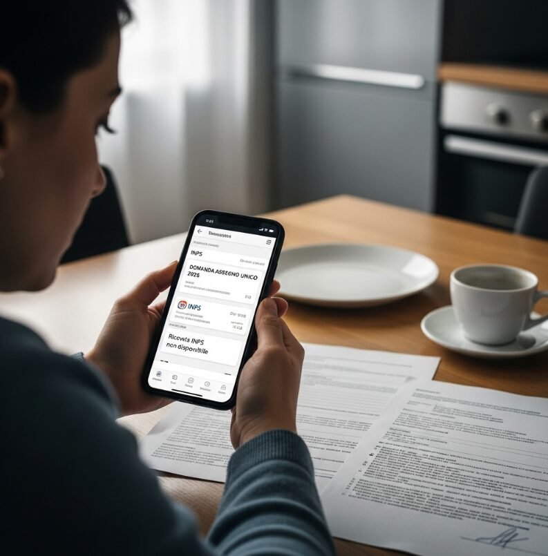 Ricevuta Assegno Unico INPS: conferma della domanda e stato della pratica 2026.”