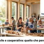 Cooperative e straordinari: lavoratori impegnati in un laboratorio artigianale con attività che spesso generano ore extra non riconosciute