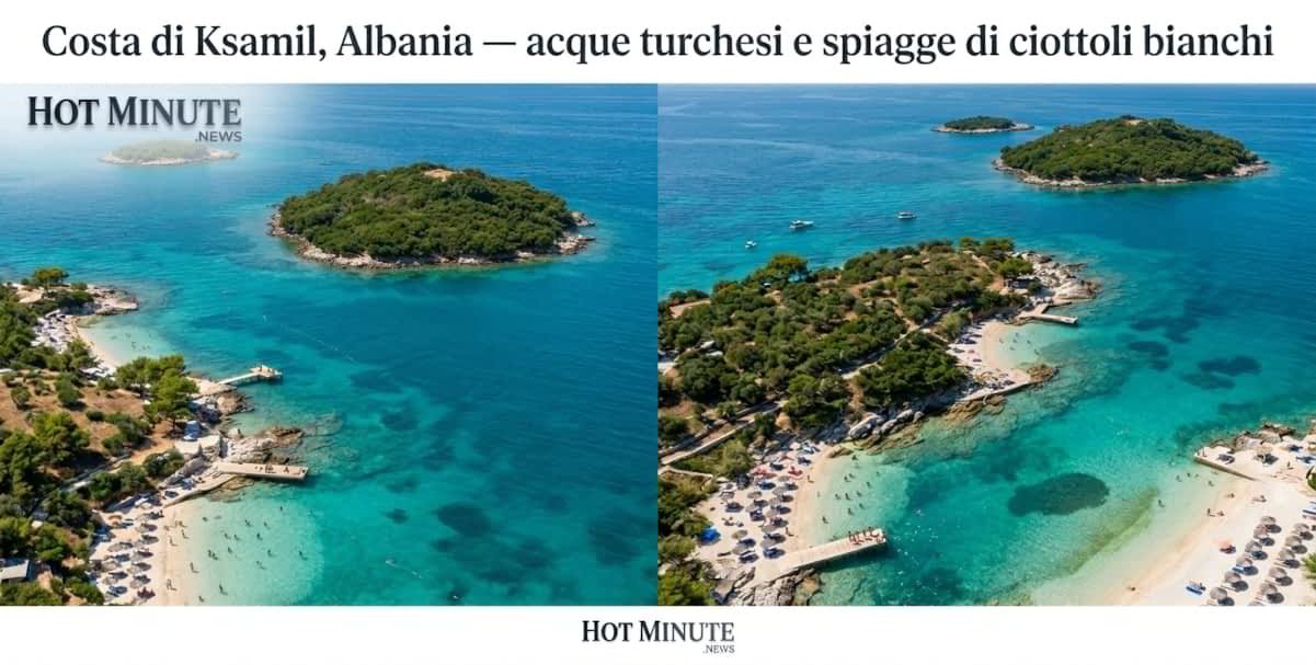 ksamil albania spiagge isole acque turchesi vacanze economiche estate 2026