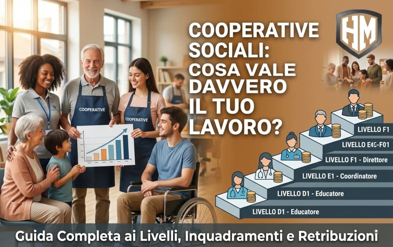 Livelli cooperative sociali: guida ai ruoli, agli inquadramenti e alle retribuzioni 2026.